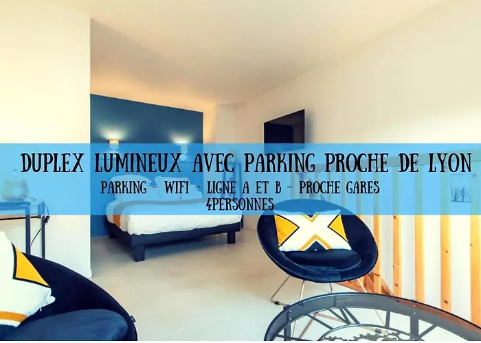Duplex coquet avec PARKING proche centre-ville de Lyon