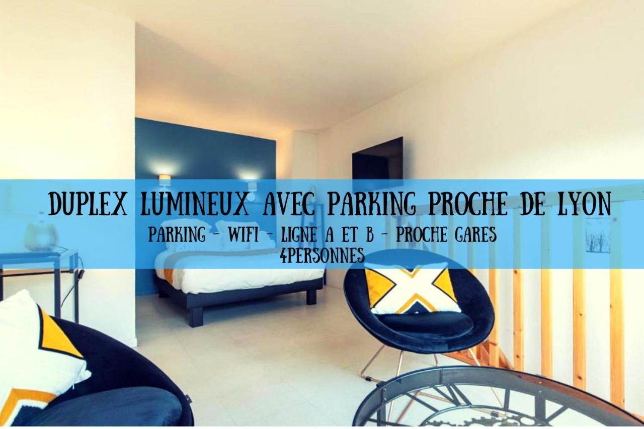 Appartement Duplex Coquet Avec Parking Proche Centre-ville De Lyon Villeurbanne